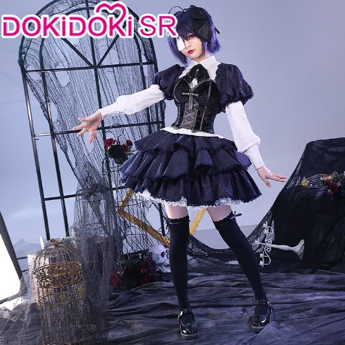 【In Stock】DokiDoki-SR Anime Love, Chunibyo & Other Delusions! Cosplay Takanashi Rikka Costume