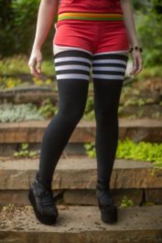 Oops! Americana Thigh High Long Socks 