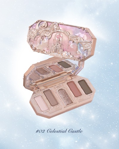 Moonlight Mermaid Five-Color Jewelry Eyeshadow Palette | 02 Celestial Castle