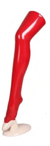 Soul Snatch | Parts: Patent Leather Stockings - Leg circumference 43-49cm / Red (78cm)