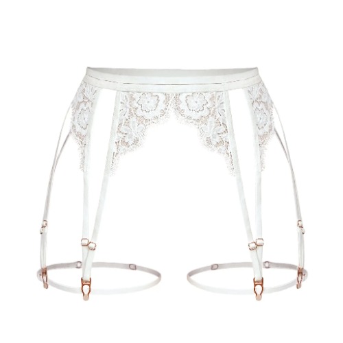 Frisson Lace Garters Crystal - XS/S / Crystal