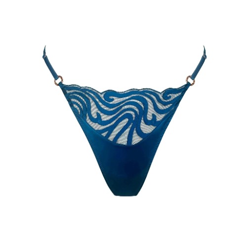 Echo Thong Abyss Blue - S / Abyss Blue