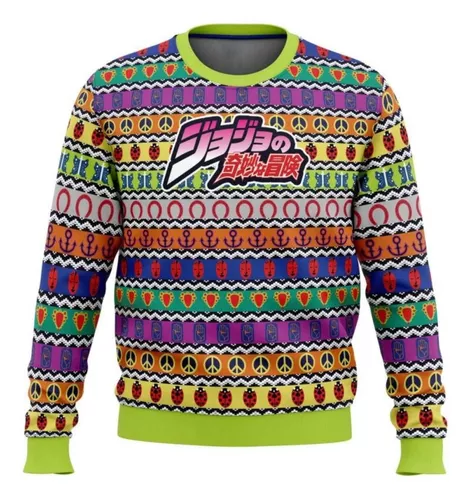 Polera Jojo's Bizarre Adventure Ugly Sueter Navidad Subli G