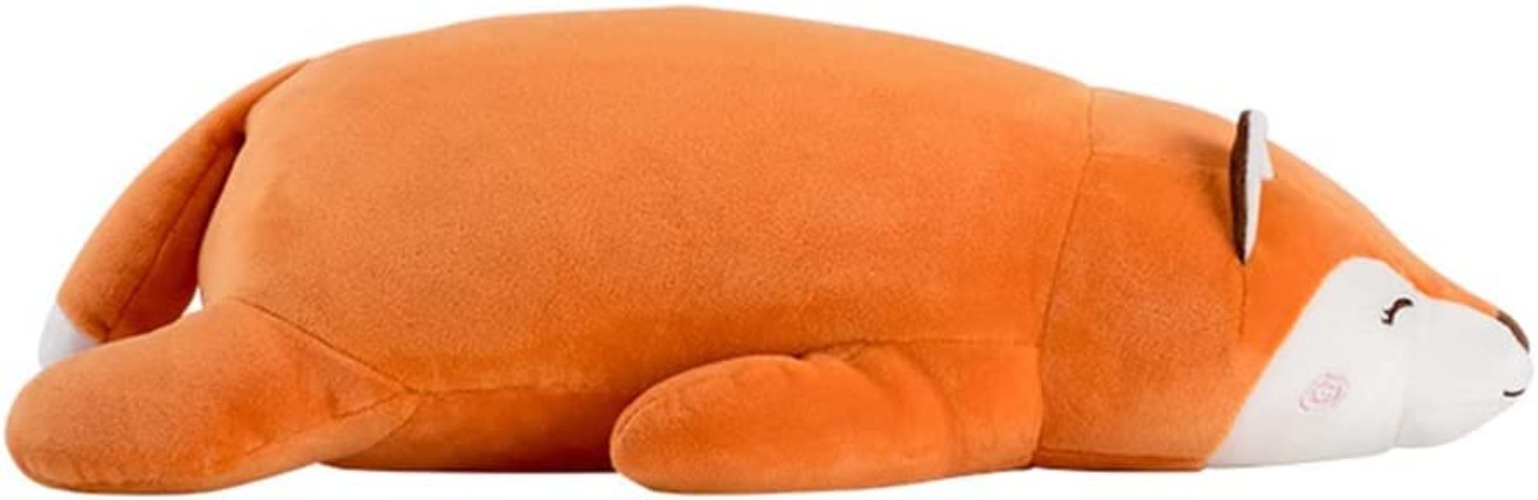 RIKASA Plush Fox Soft Toy, Stuffed Animal Plush Pillow Cushion Doll Kawaii Plush Corgi Plush Toy Cartoon Fox Super Soft Cuddly Plush Toys for Kids Gift VV02 (70CM)