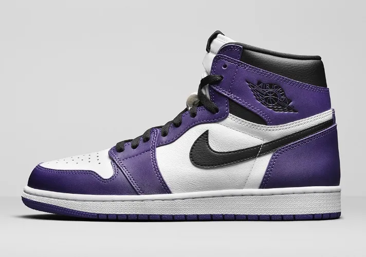 Jordan 1 Retro High Court Purple White