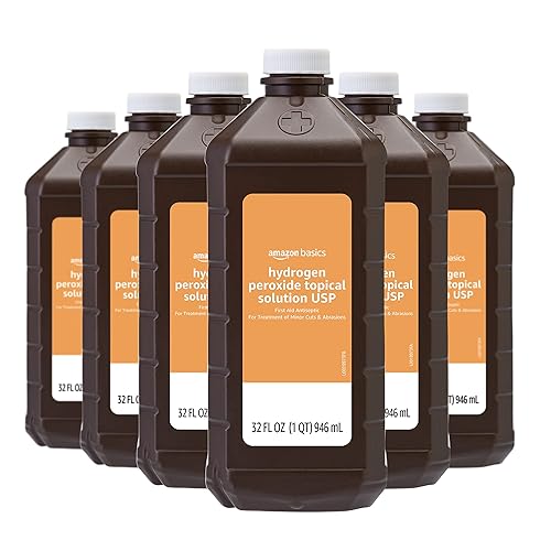 Hydrogen Peroxide 32 Fl Oz, Pack of 6