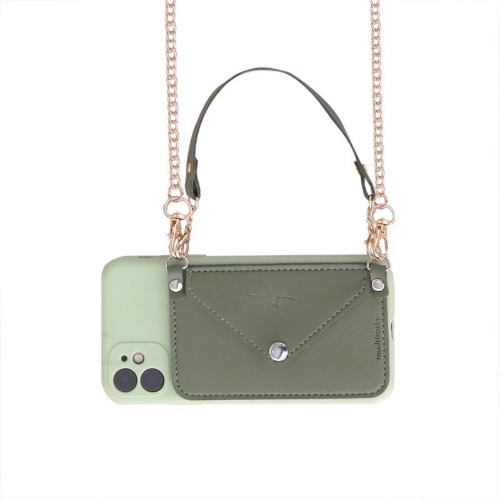 iPhone Case Wallet / Crossbody Purse (iPhone 14 Series) - Forest Green / iPhone 14 Pro
