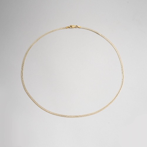 Barbara Diamond-Cut Gold Chain - 18"