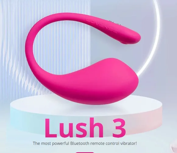 Lovense® Lush 3: Bluetooth remote control G-spot vibrator