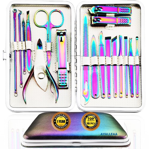 rainbow metal personal care set 👀