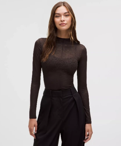 Lace Long-Sleeve Shirt