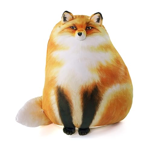 Fox Stuffed Animal, 14" Fox Plush Pillow, Cute Plushies, Throw Pillow Doll Big Plush Toys Birthday Gift for Girls Boys Girlfriend Kids - Fox - 36cm/14in