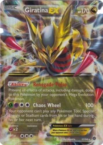 Pokemon - Giratina-EX (57/98) - Ancient Origins - Holo