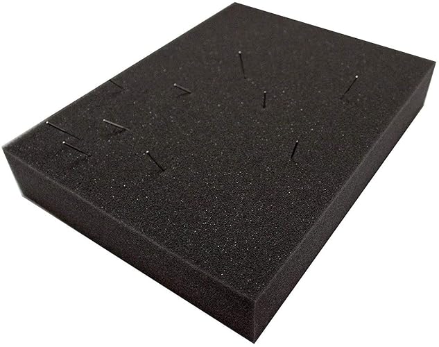 Dense Foam Needle Felting Pad - Flat Panel 9" X 12" X 2" - 9" x 12" x 2"