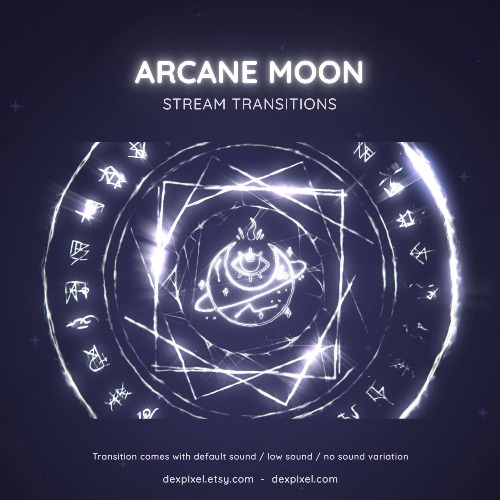White Arcane Moon Stream Transition