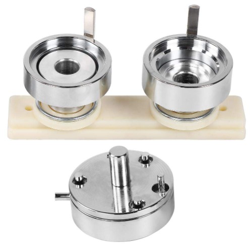 Button Mould 32mm,DIY Aluminum Alloy Interchangeable Die Mould for Button Maker Badge Machine