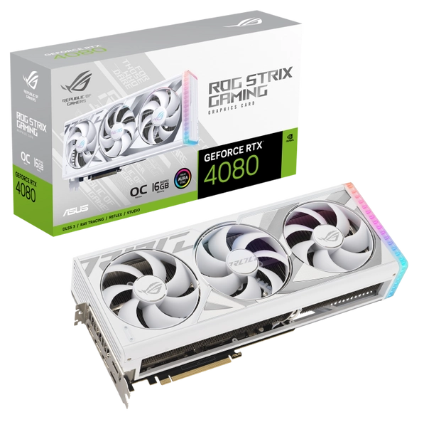 ASUS ROG Strix GeForce RTX 4080 16GB GDDR6X White OC Edition, 16GB