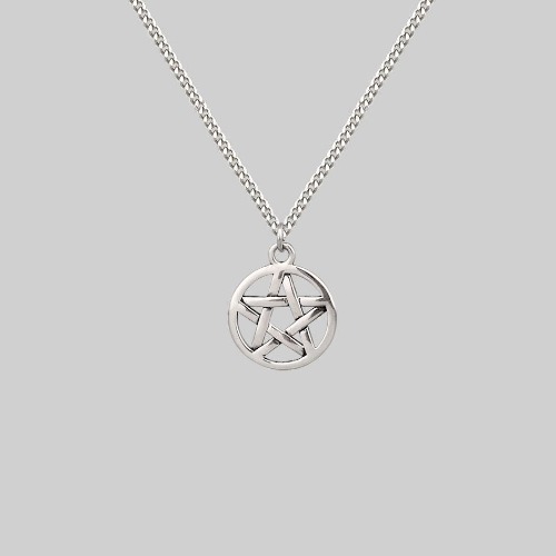 ENDORA. Silver Pentagram Necklace | Silver