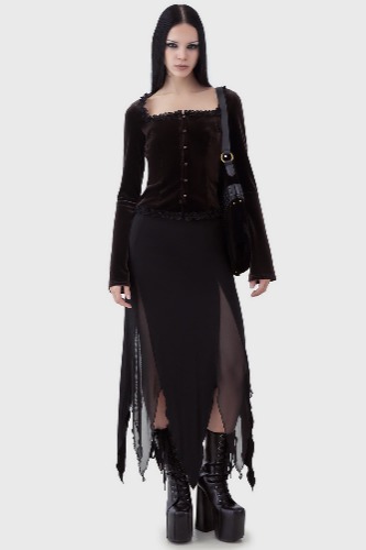 Heliria Top - M / Sepia / 92% Polyester 8% Elastane