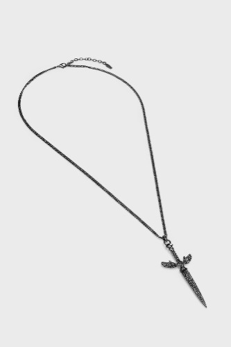 Swordstorm Necklace - One Size / Silver / 50% Zinc 50% Iron