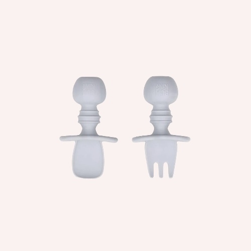 Silicone Chewtensils - Grey | Grey