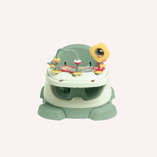 Bug 3-in-1 Floor & Booster Seat with Activity Tray - Eucalyptus | Eucalyptus