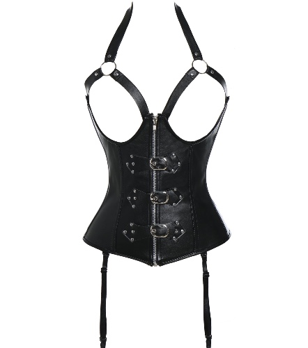 MISS MOLY Donna Sexy Corsetto Bustino Pelle Corset Hot Lingerie Aperto Design Erotico Biancheria Intima Abbigliamento 12 Steel Bone Seno Pieno Vita Sottile Clubwear Taglie Forti