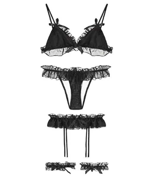 365-Shopping Biancheria da Notte Lolita Cosplay Soft Sleepwear Lingerie Set Ruffle Sottovesti Bondage Indumenti da Notte