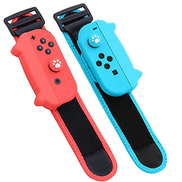 Just Dance Switch Wristband, Wrist Bands for Just Dance Switch 2023 2022 2021 2020 2019, Adjustable Elastic Straps for Joy-Cons Controller (2 Packs for Kid)