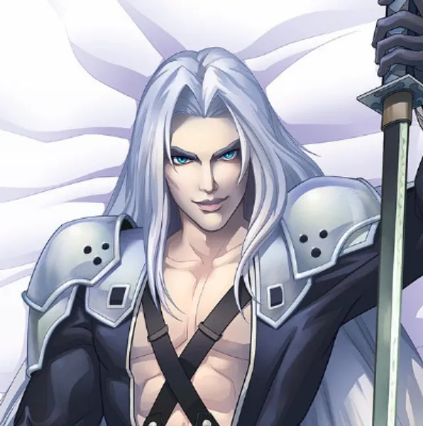 Sephiroth Dakimakura FFVII Final Fantasy 7 | Etsy