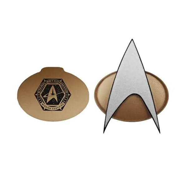 
                            Star Trek Next Generation 2021 Bluetooth Communicator Badge - TNG Bluetooth Combadge with Chirp Sound Effects, Microphone & Speaker – Star Trek Memorabilia, Gifts, Collectibles for StarTrek
                        