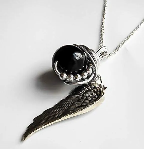 Final Fantasy Necklace | Sephiroth Necklace, One Winged Angel, FFVII Jewelry, Stunning Cosplay Accessories