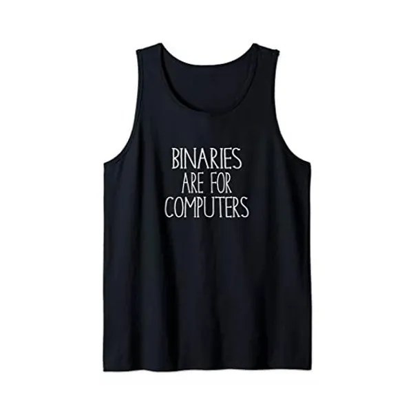 Nerdy Nonbinary Pride LGBTQ - Transgender Tank Top