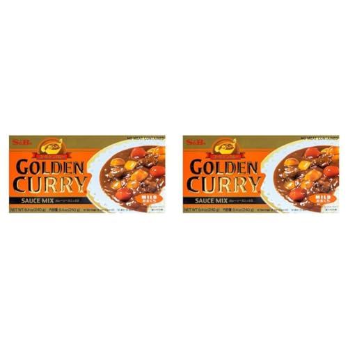 S&B Golden Curry Sauce Mix, Mild, 7.8 Ounce (Pack of 2) - Mild - 7.8 Ounce (Pack of 2)