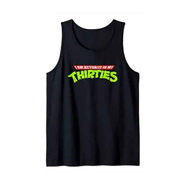 
                            I Am Actually In My Thirties Funny Nerdy Ninja Tank Top
                        