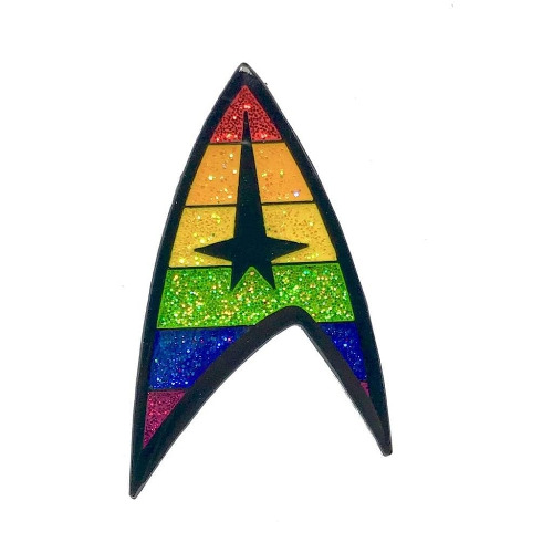 Trek Pride Enamel Pin - Rainbow