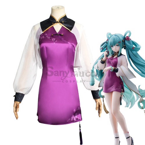 Vocaloid Hatsune Miku Cosplay Cheongsam Miku 2023 Cosplay Costume - M