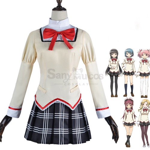 【In Stock】Anime Puella Magi Madoka Magica Cosplay JK Uniform Cosplay Costume - Sakura Kyouko / M