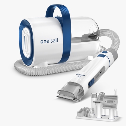 Oneisall LM2 7-in-1 Pet Grooming Vacuum Kit - Blue