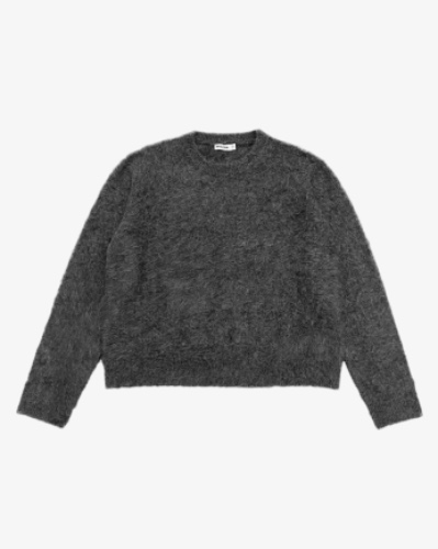STONE GRAY MOHAIR SWEATER | L