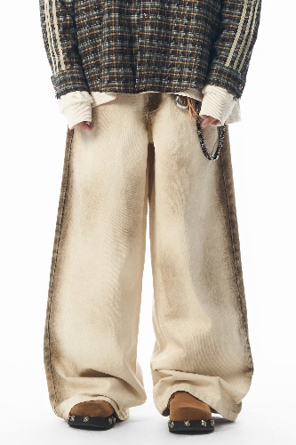 JHYQ DIRTY DYED JEANS | 32 US