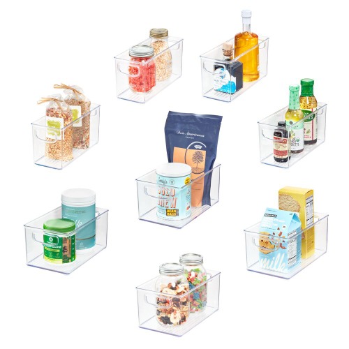 iDesign Linus 8-Piece Stackable Kitchen Organizer Bin Set | Default Title
