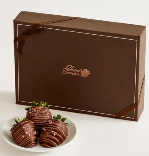 Caramel Sea Salt Artisan Belgian Chocolate Berries