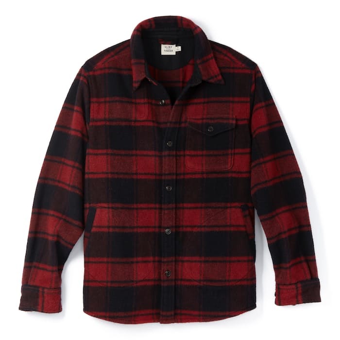 The General Brushed Wool Shirt Jacket