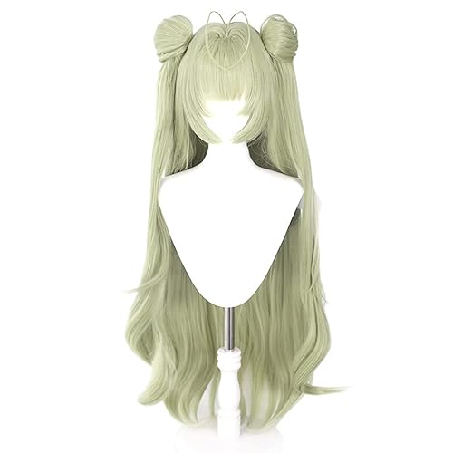osseoca long hair cosplay anime simulation daily wigs (NIKKE SODA greens) - NIKKE-greens