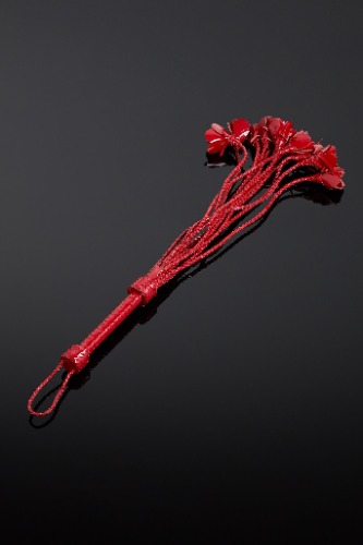 Rosa Sanguine Patent Leather Flogger