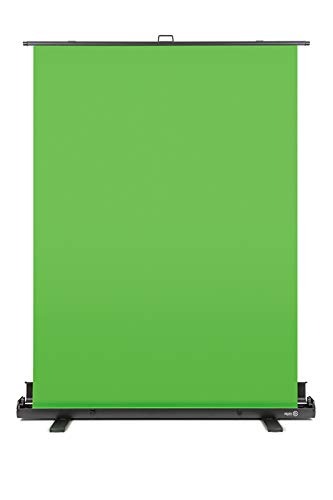 Elgato Green Screen - hopfällbar Chroma Key-bakgrund, skrynkelresistent tyg, blixtsnabbt på plats för att trolla bort bakgrunder vid strömning, videokonferenser, på Instagram, TikTok, Zoom, Teams, OBS