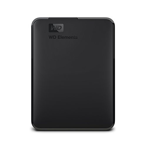 WD 1TB Elements Portable HDD, External Hard Drive, USB 3.0 for PC & Mac, Plug and Play Ready - WDBUZG0010BBK-WESN, Black - 1TB - Portable HDD - Hard Drive