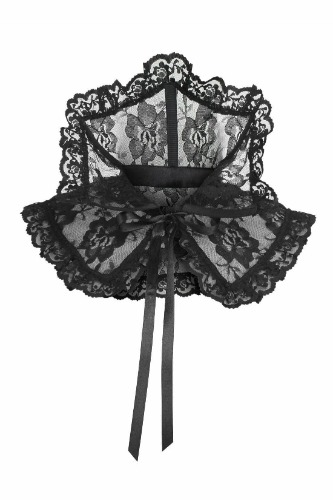 Black Lace Neck Collar - REGULAR / As Shown