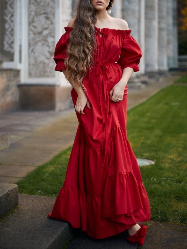 The Patricia Dress | Red / S